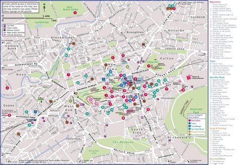 edinburgh map city centre